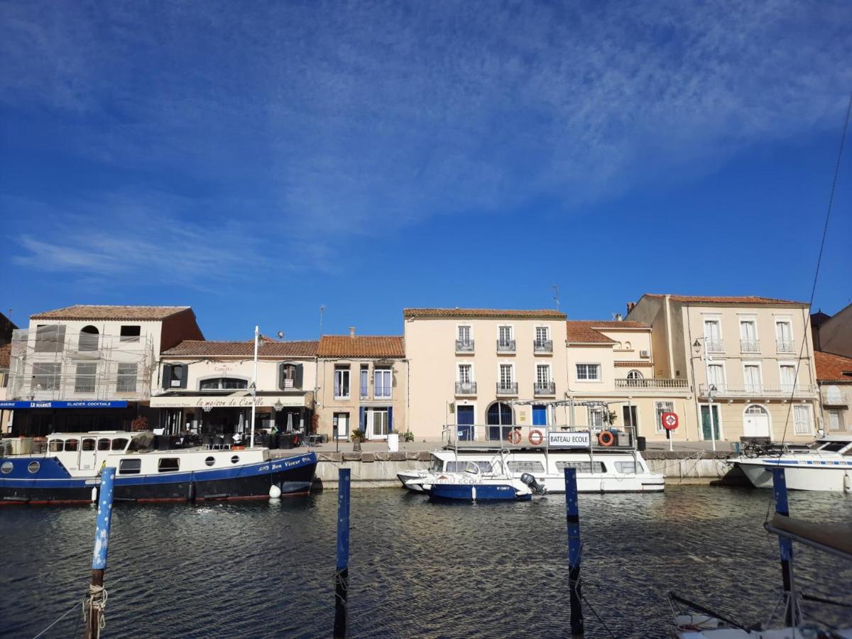 Appartement De Charme Sur Le Port De Marseillan Exteriör bild